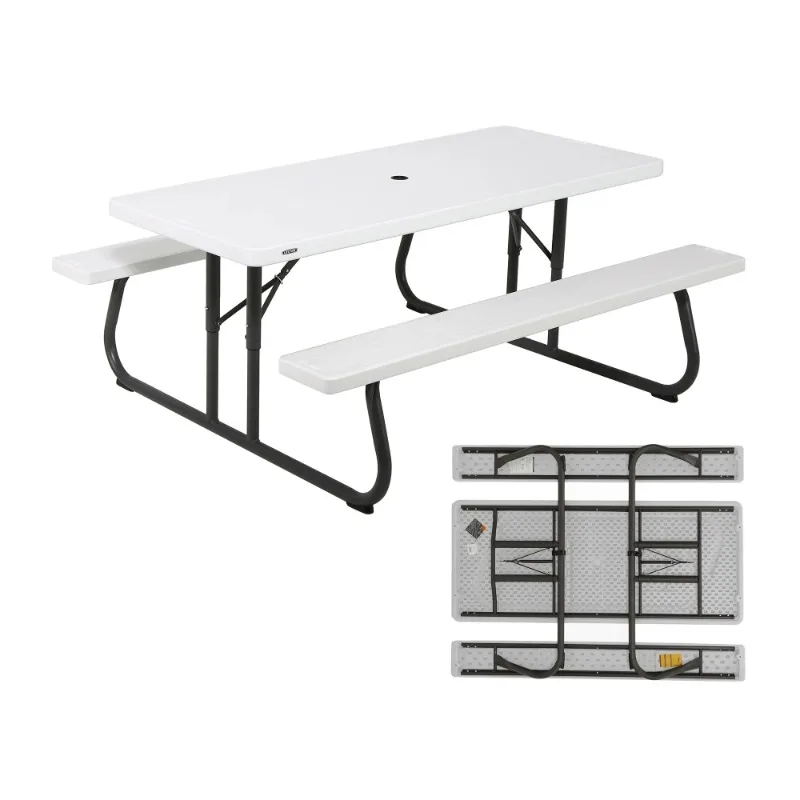 

Lifetime 6 Foot Folding Polyethylene Picnic Table