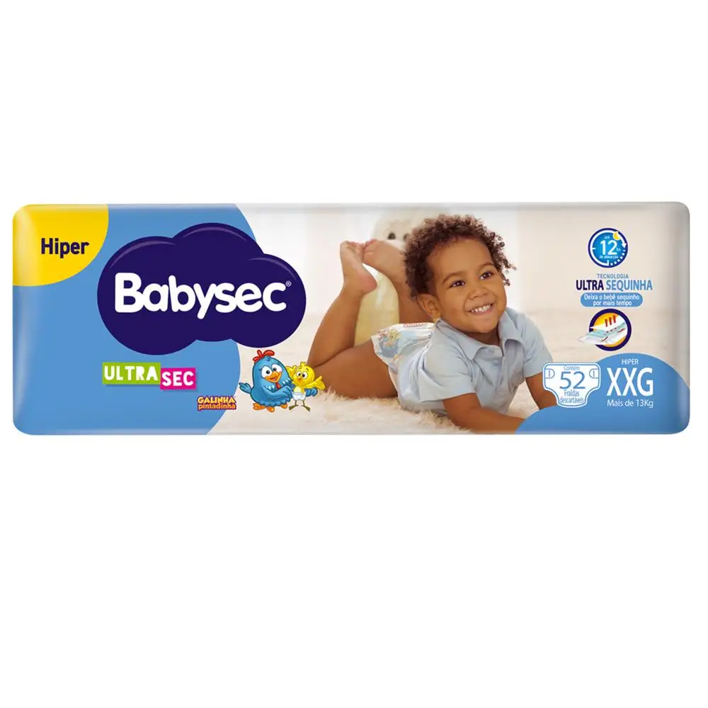 Diaper Babysec Ultrasec XXG 52 Units