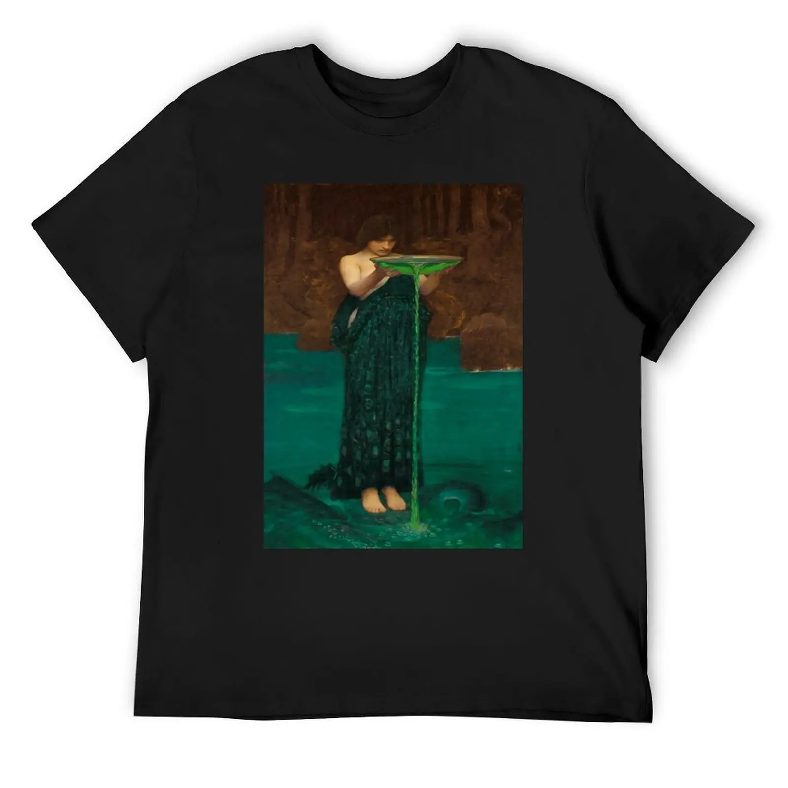 John William Waterhouse - Circe Invidiosa T-Shirt designer shirts man clothes men clothings