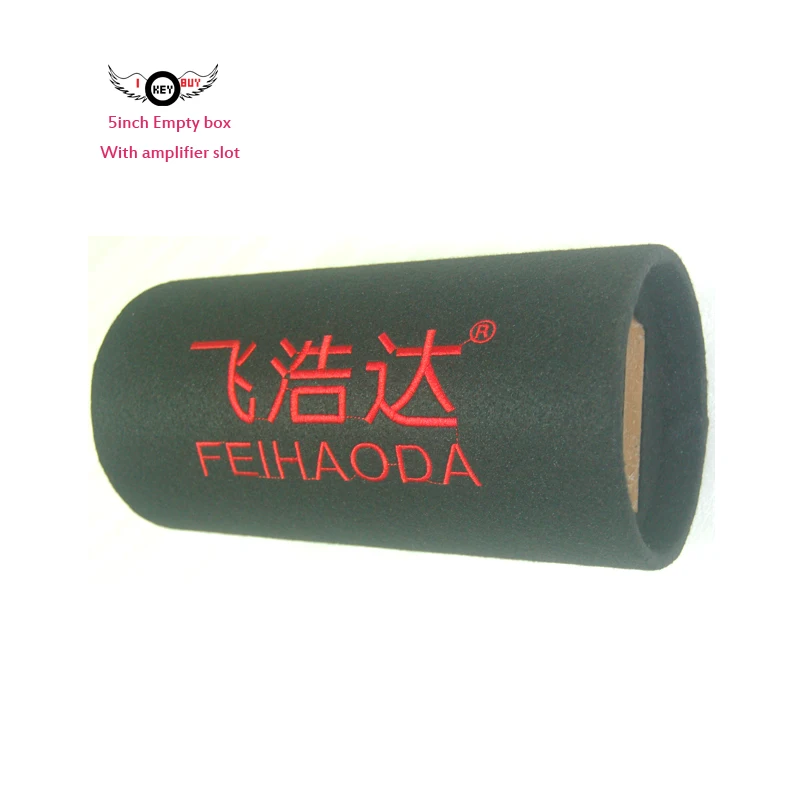 

1pc 5inch Car Active Empty Subwoofer Box Shell Portable Speaker Motorcycle Auto Truck Home Sub Bass