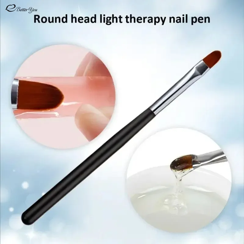 

1PC Nails Art Brush Pattern Phototherapy Acrylic UV Gel Extension Builder Coating Painting Pen DIY Manicure Accessories Tools