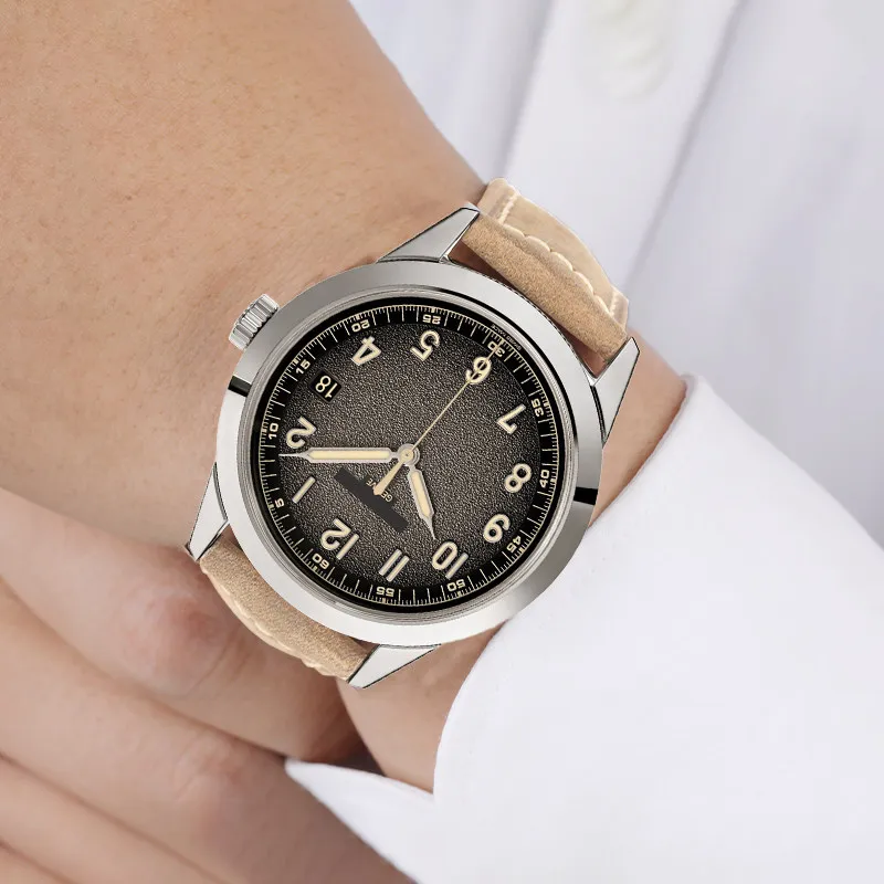 Extended watch strap genuine leather for original PATEK PHILIPPE CALATRAVA 5226G  complications 5326G leather watchband men