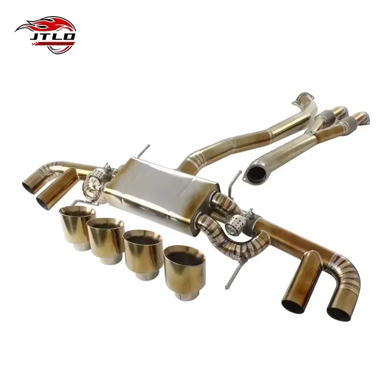 Performance Titanium Golden Catback Exhaust System for Nissan GT-R R35 GTR35 100% Perfect Fitment Bolt-On