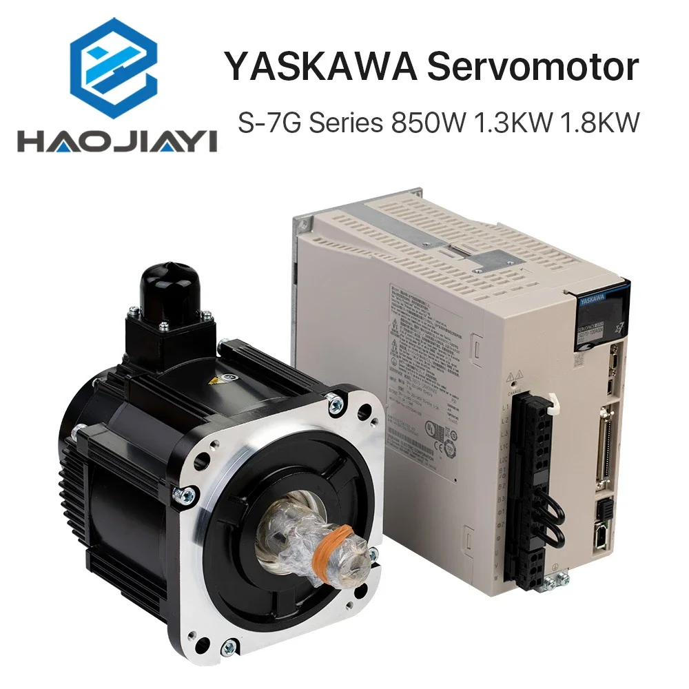 

YASKAWA S-7G Servo Motor&amp Motor Driver 850W-1.8KW 200V Electric Motor Set