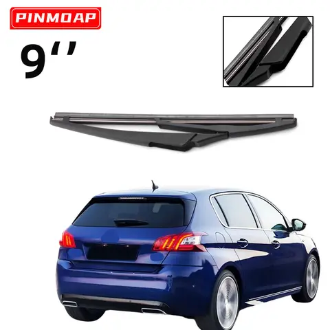 1PC 9" Rear Wiper Blade Applicable For Peugeot 308 T9 Hatchback 2014-2020 Windshield Windscreen Rear Wiper Blade Car Accessories