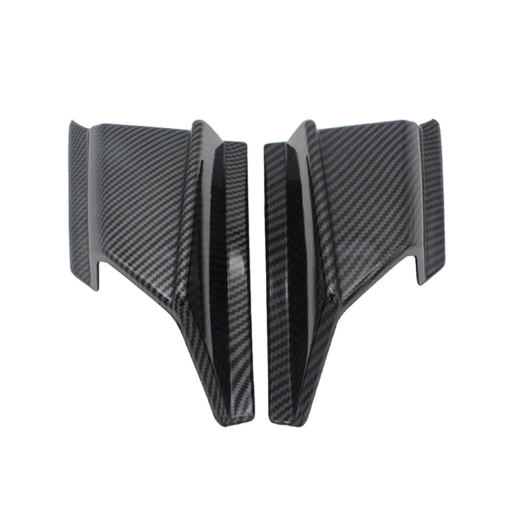 

2 Pcs Motorcycle Windshield Bracket Strip Fixed Wing Motorbike Fairing Winglets Universal