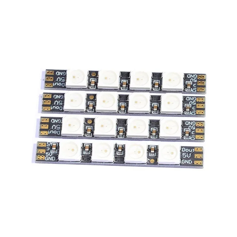 

1SET/4PCS PandaRC LED0539 LED light WS2812 5V RGB Programmable Highlight Light strip with cable for RC FPV drones F3/F4 FC ACCS