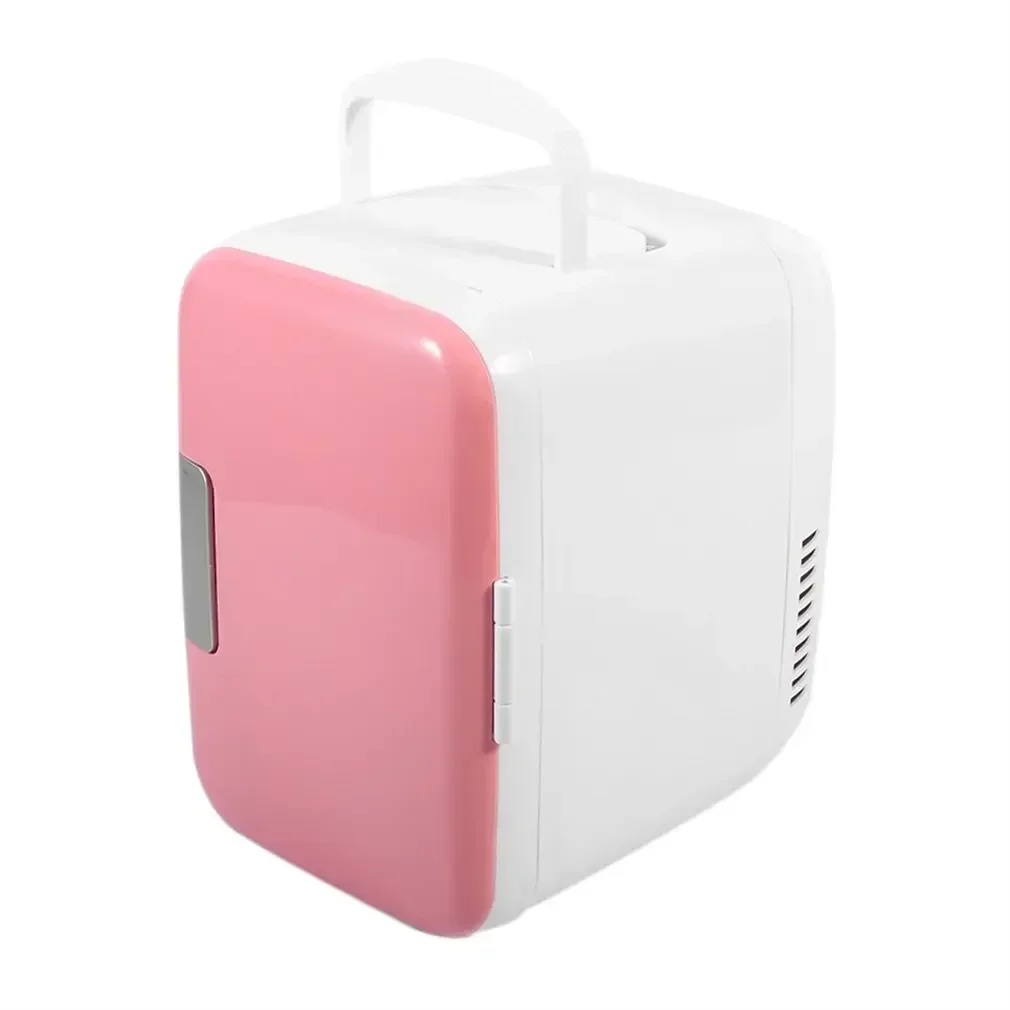 Dual-Use 4L Home Car Use Refrigerators  Mini Refrigerators Freezer Cooling Heating Box Cosmetic Fridge Makeup Refrigerators