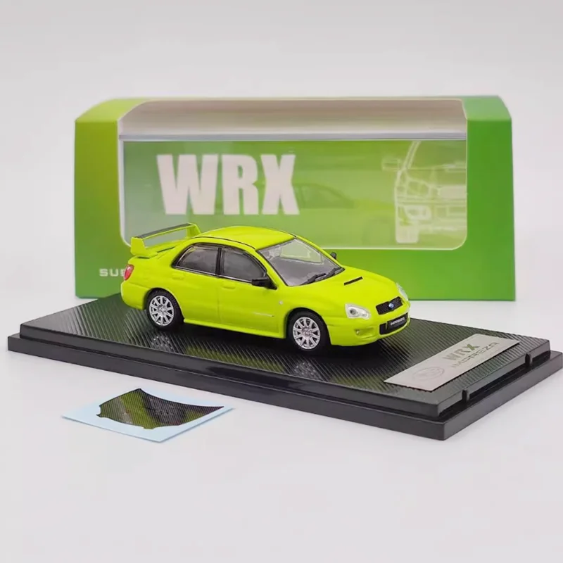 MC 다이캐스트 1:64 스케일 임프레자 WRX STI 한정판 합금 시뮬레이션 자동차 모델 컬렉션 기념품 장식품 선물