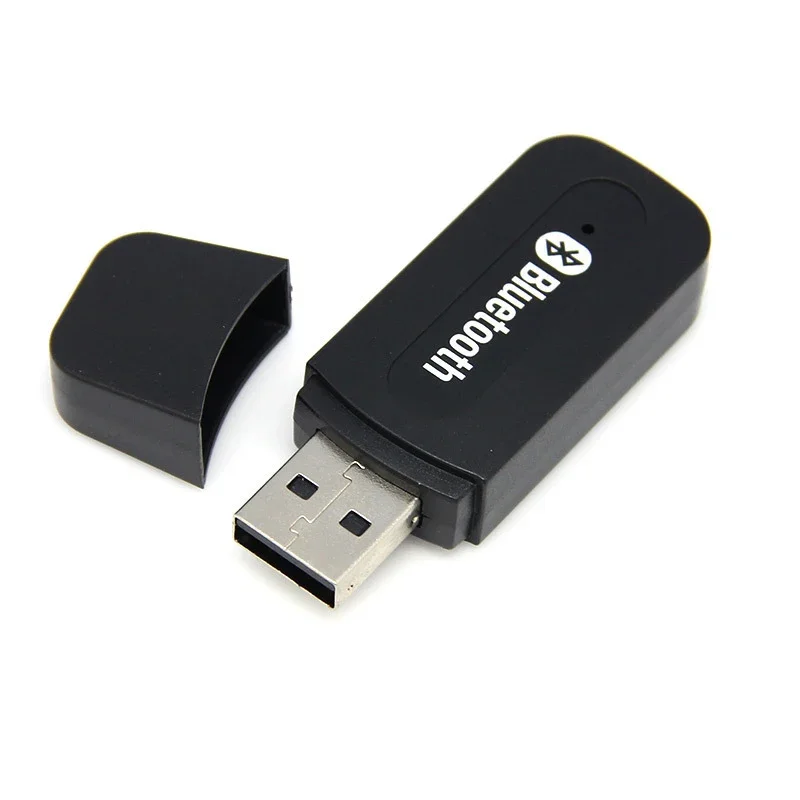Adaptador USB auxiliar de 3,5mm, Mini receptor de Audio estéreo de música inalámbrico Compatible con Bluetooth para teléfono int