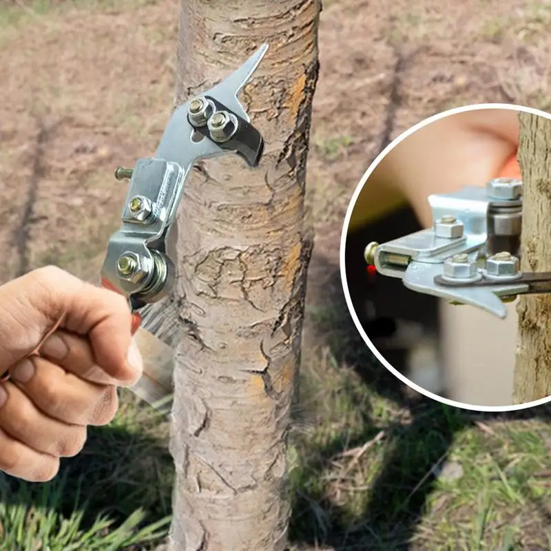 Cortador de anillos para árboles frutales, tijera para ramas de árboles, cortador de corteza, herramienta de recorte, pelador de jardín para árboles frutales