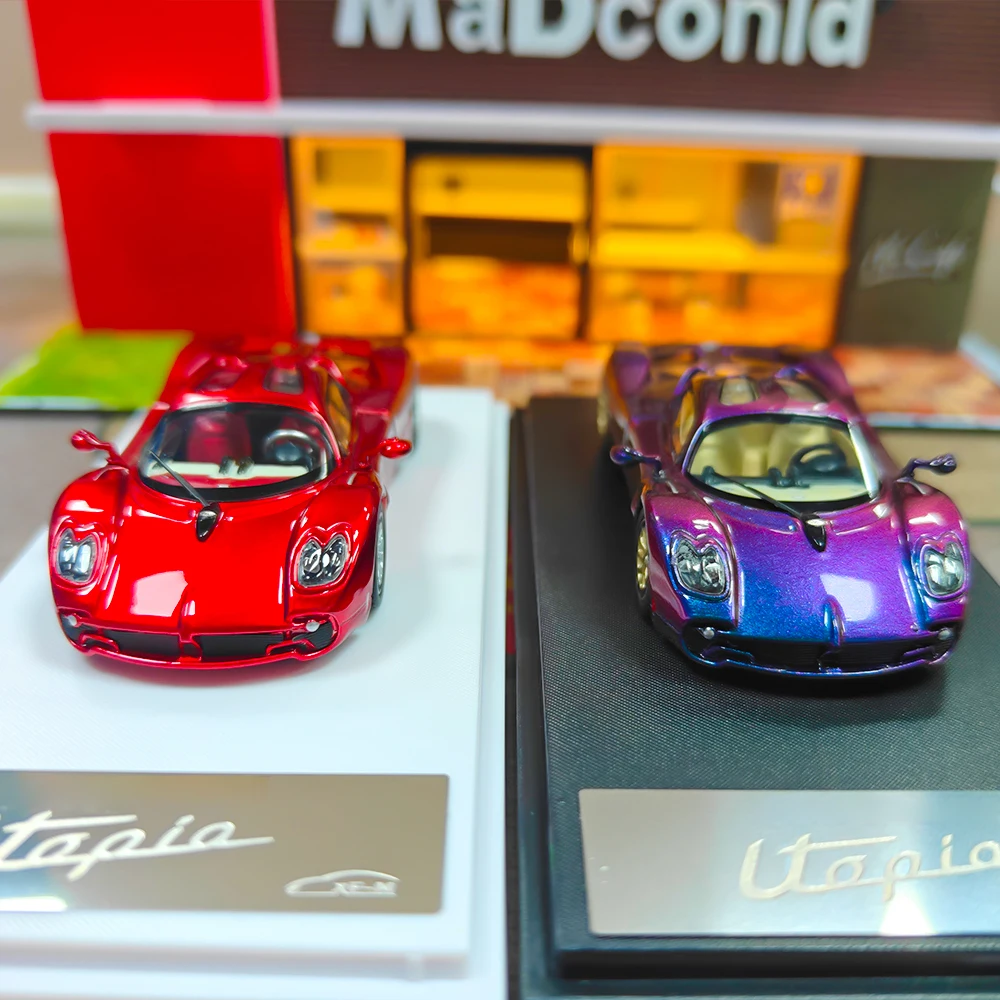 XF モデル 1:64 Utopio 合金車モデル静的コレクション装飾ホリデーギフトおもちゃ