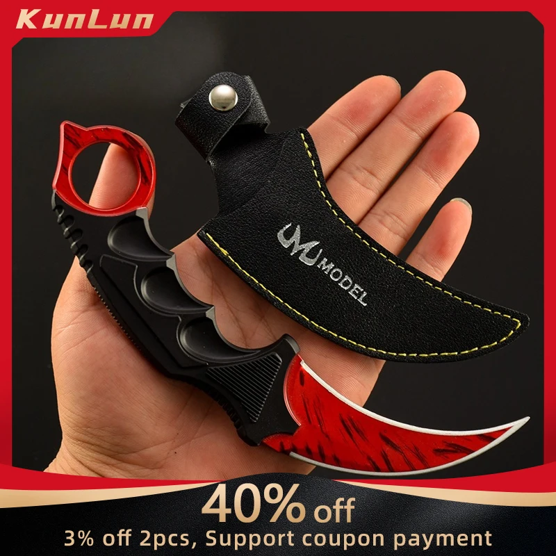 20 CM Go Go Game Peripherals Claw Knife Metal Craft Weapon Model Collectible Desk Ornament Creative Birthday Gift for Friends