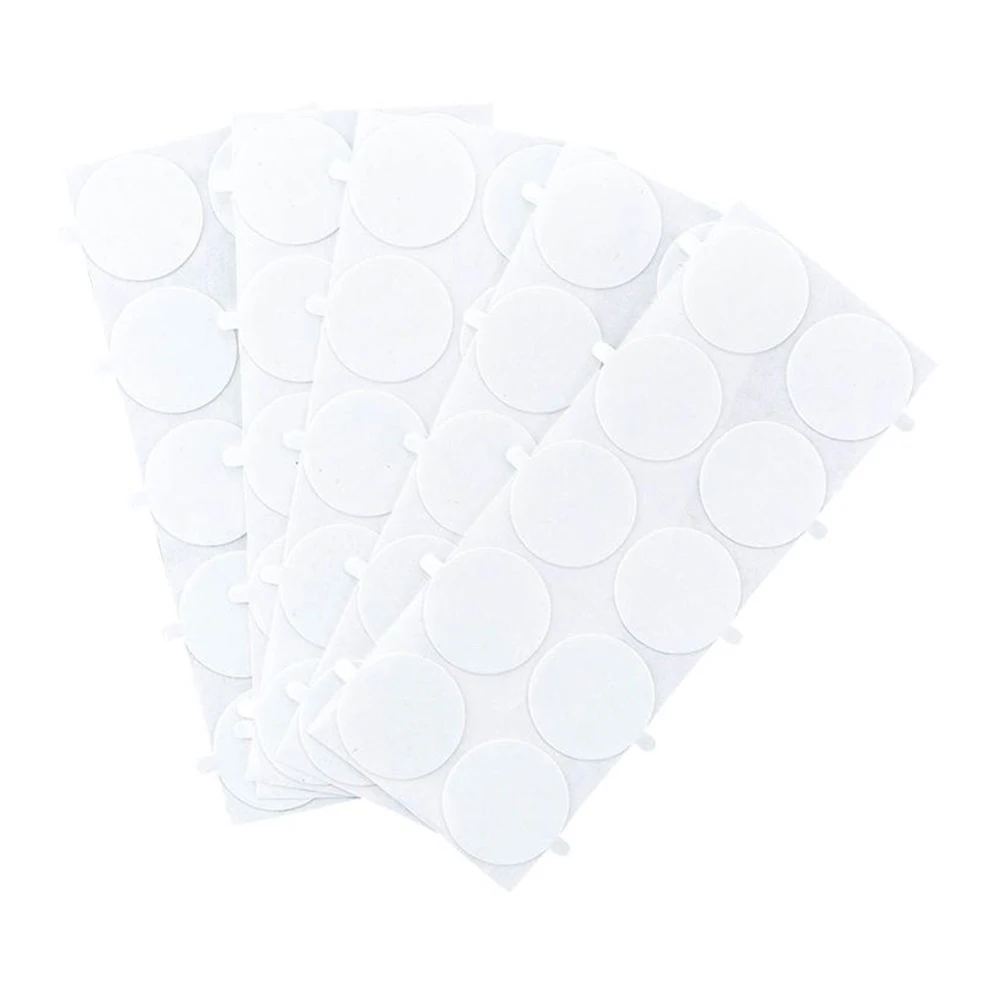 50 Stuks Zelfklevende Backing Stickers 25 Mm 1 Inch Dubbelzijdig Cirkel Zegellak Backing Sticker Voor Bruiloft Envelop plakboek