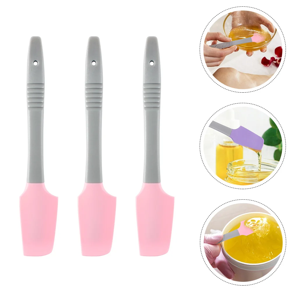 3 шт., многофункциональный аппликатор для воска, портативный аксессуар для удаления волос для салона, домашнего использования, гладкая лопаточка