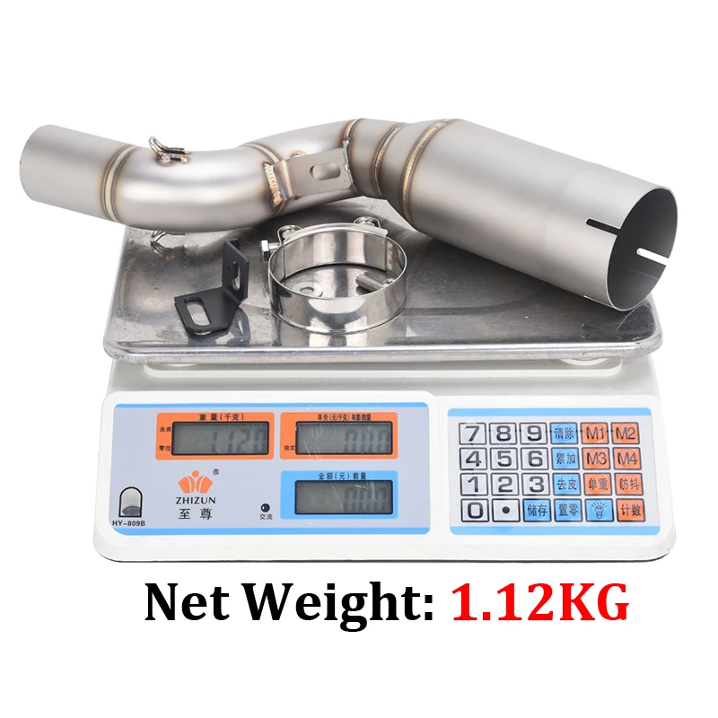 Slip On For Husqvarna SVARTPILEN Vitpilen 401 2024 - 2026 Motorcycle Exhaust Mid Catalyst Link Pipe Modify 51MM Muffler Escape