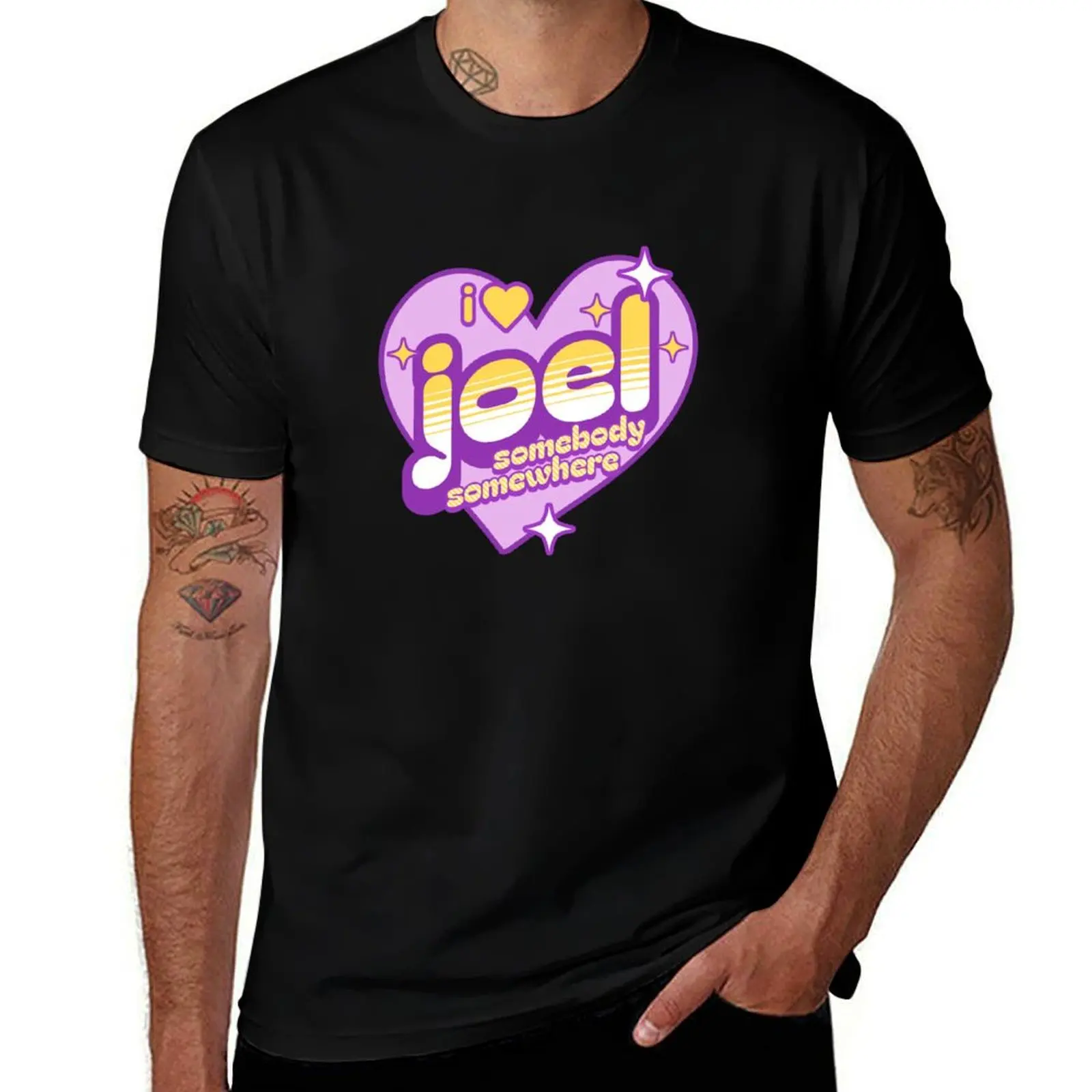 

I LOVE JOEL Somebody Somewhere Sam Joel HBO Max hulu T-Shirt cotton t shirts man 100% T-Shirt