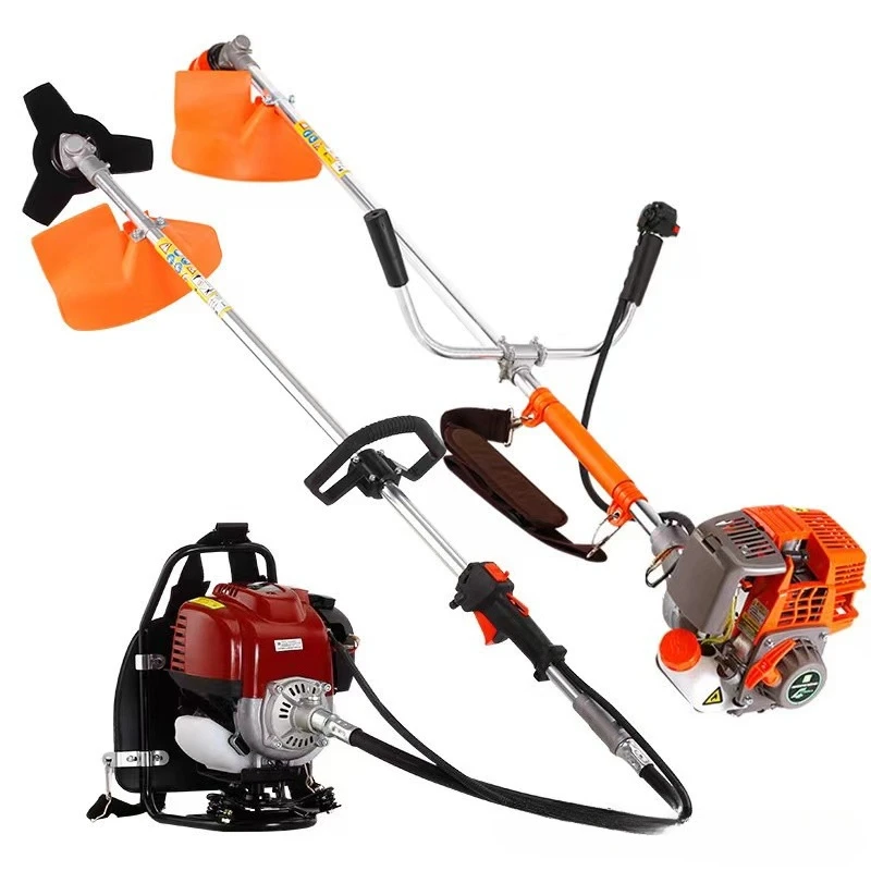 

Lawn mower Backpack small brush cutter Landscaping lawn mower Four-stroke household lawn mower