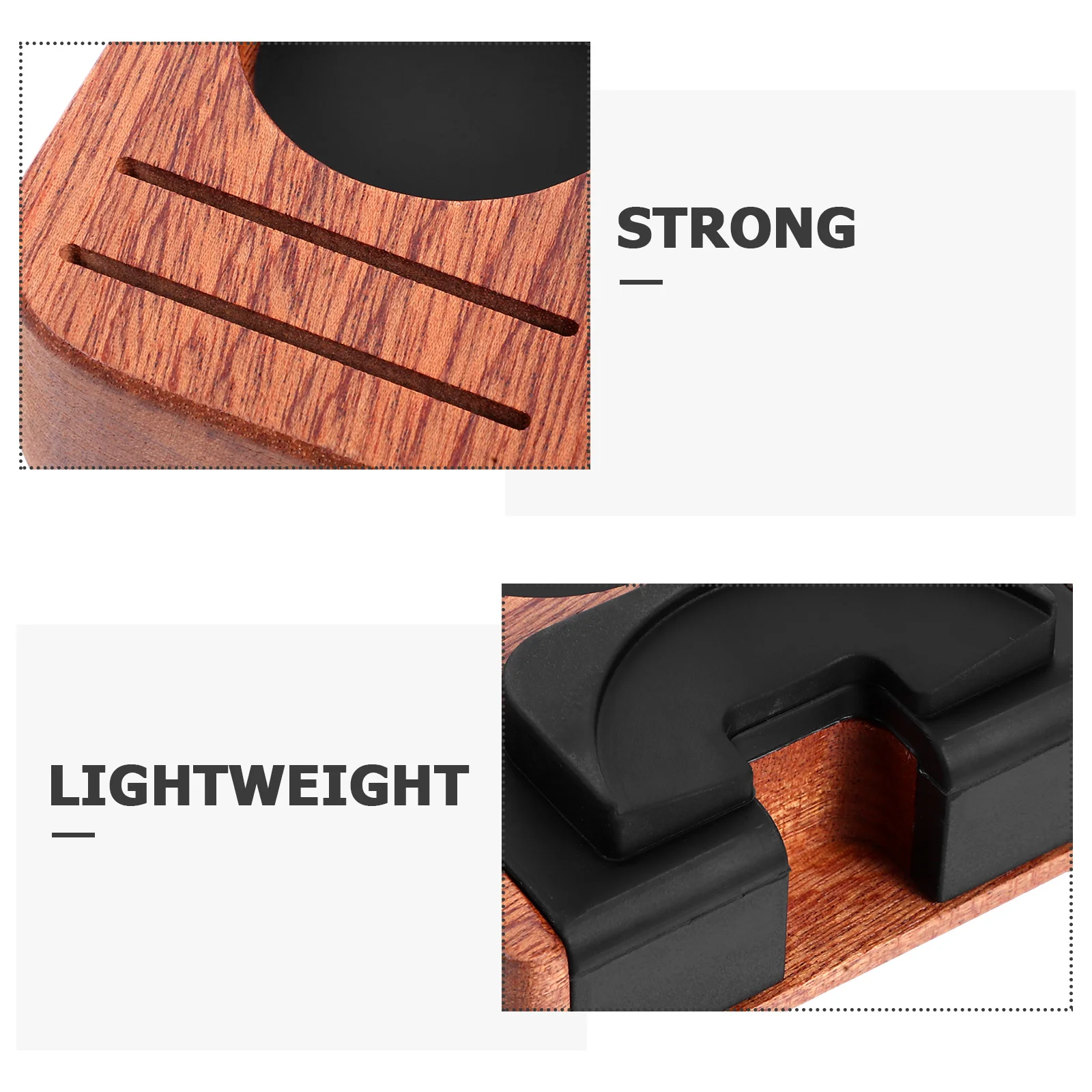 

Coffee Tamper Base 51Mm 58Mm Wooden Tamping -Resistant Desktop Storage for Espresso Tools and Accessories