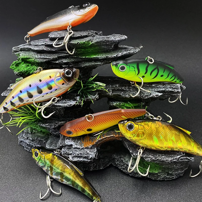 Señuelo Vibrón hundimiento para pesca en agua salada – Crankbait sin labio - imagen 4