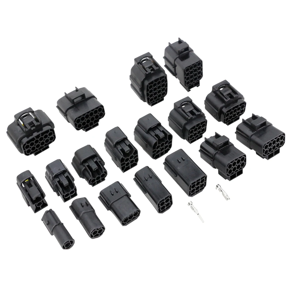 1.8mm 1/2/3/4/6/8/10/12/16Pin Connector Automotive Waterproof Electrical Wire Plug Oxygen Sensor Car Connector Male Female