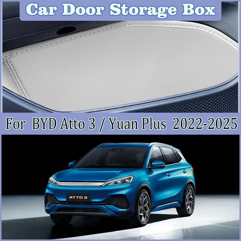 

Car Door Slot Storage Box For For BYD Atto 3 Body Kit Yuan Plus 2022-2025 Pocket Storage Organizer Container Box Car Accessories