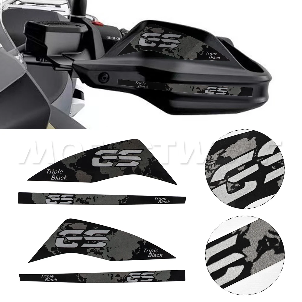 R1200GS R 1250GS Macera F850/750/650GS g310gs F900XR Motosiklet Handguard Çıkartması el koruması Kalkanı 40 Yıl GS Etiket