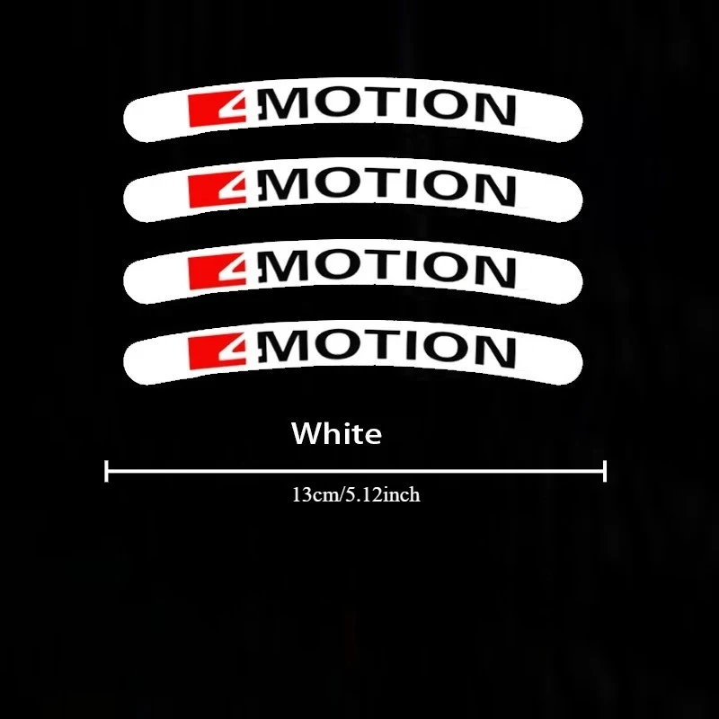 Waterproof Vinyl Wheel Hub Sticker, Car Wheel Center Decor Decal for Exterior Accessories