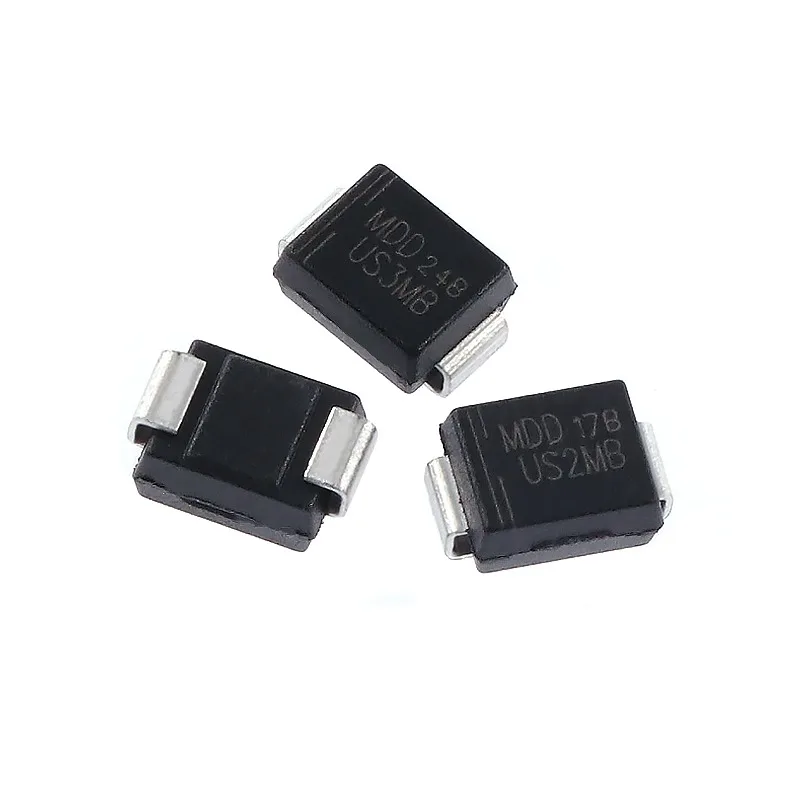 10 stücke smd ultras chnelle Wiederherstellung gleich richter dioden us2m us3m smb 2a 3a 1000v DO-214AA