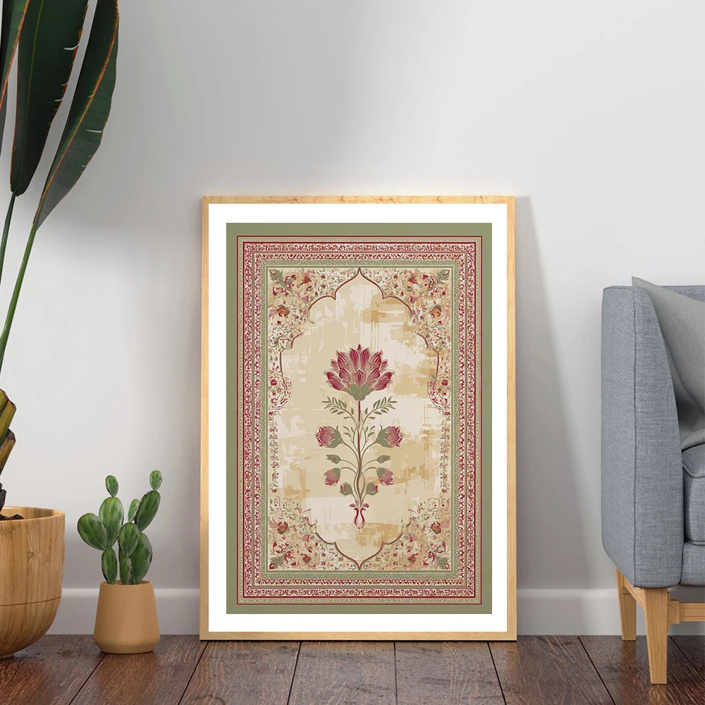 Cetak Kanvas Lengkungan Bunga - Home Decor Jaipur ulasan dan harga