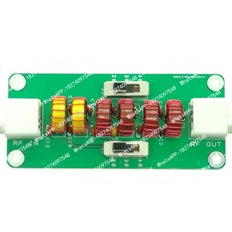 Low Pass Filter LPF 20m 30m 40m SSB CW15W PEP 20W Frequency: 7MHz, 10MHz, 14MHz