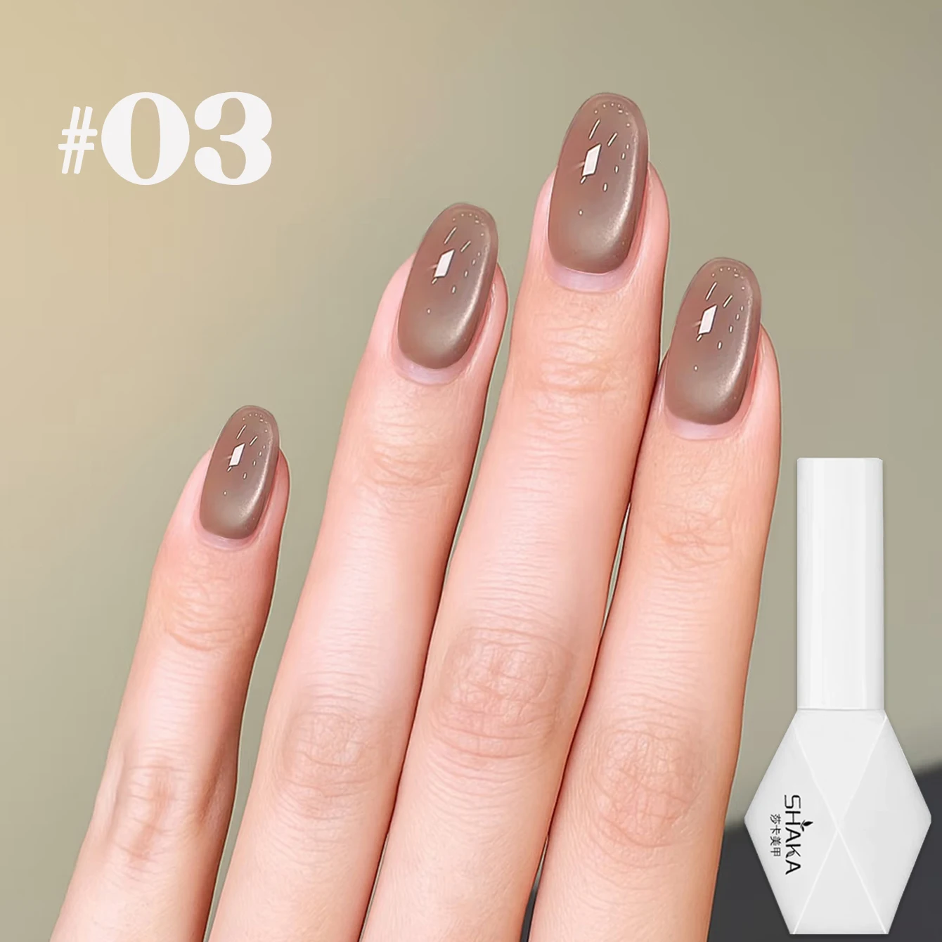 1-12pcs SHAKA Spring Summer Go To Qingqiu Cat Eye Red Purple Gel Nail Polish 2026 New Temperament Whitening Glass Bead Nail Gel