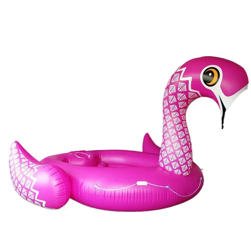 6person Huge Flamingo Pool Float Giant Inflatable Unicorn Swimming Pool Accessories Island Party Floating beach Outdoor Toy