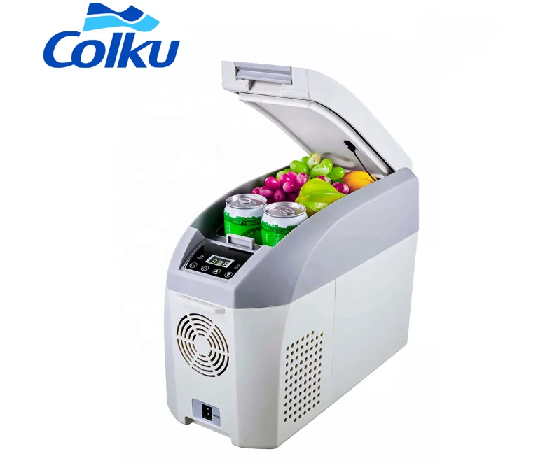 New design portable 12V 24V mini car refrigerator fridge freezer with DC Compressor 10L -18 Low Consumption outdoor using Quite