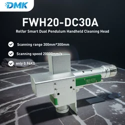 Relfar FWH20-DC30A Laser Cleaning Head Hand-held Laser Rust Removing Gun Laser Surface Cleaner for Fiber Laser Metal Cleaning