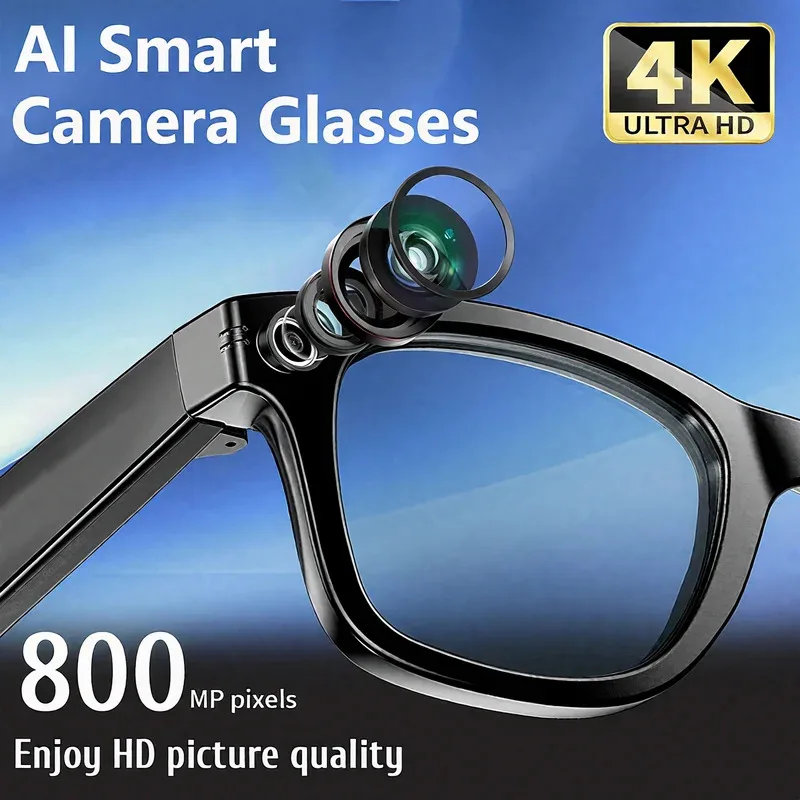 1080P HD Smart Glasses Color-changing Lens Bluetooth AI GPT Camera Call Voice Assistant Translate Identify Objects Smart Glasses
