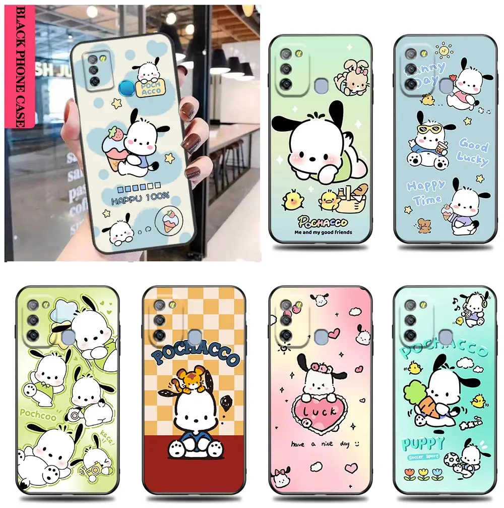 Cartoon Cute Pochacco Funda Case For Infinix CAMON 19 16 ZERO X NEO 20 8 POVA 4 2 NEO2 NOTE 12 G96 11 10 8 8I S5 Case Shell Capa