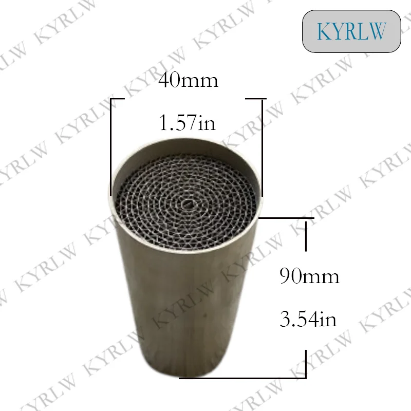 

No Standard Universal EURO 1 Metal 40*90MM Motorcycle Exhaust System silencer