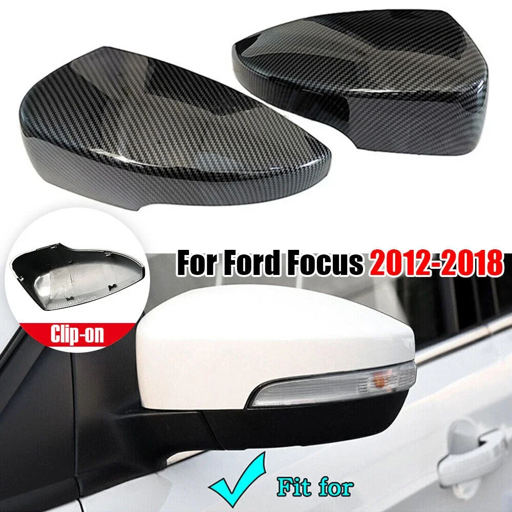 

For Ford Kuga Escape 2013-2018 Focus MK3 US 2012-2018 Car Replace Rearview Side Mirror Cover Wing Cap Exterior Door Case Trim