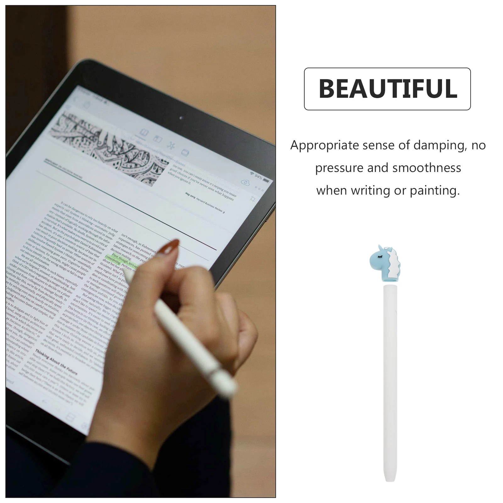 

Replace Pen Cover Tip Protective Protector Silica Gel Pencils for Silicone Stylus
