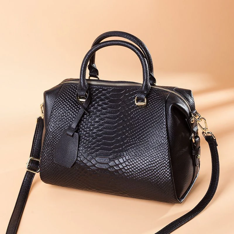 

New Fashion Serpentine Women Handbags European Designer Cow Genuine Leather Shoulder Bags Female Girl Brand Luxury Crossbody Bag