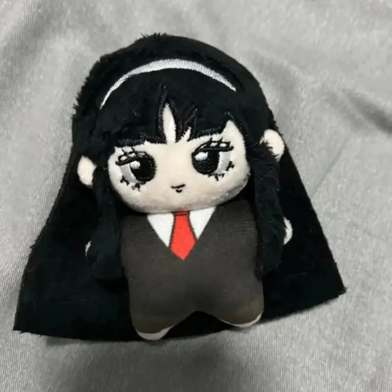 Tomie Junji Ito Sanrio Plush Keychain Doll With Acrylic Standing Board Decor Gift Anime Backpack Stuffed Pendant Toy For Girl