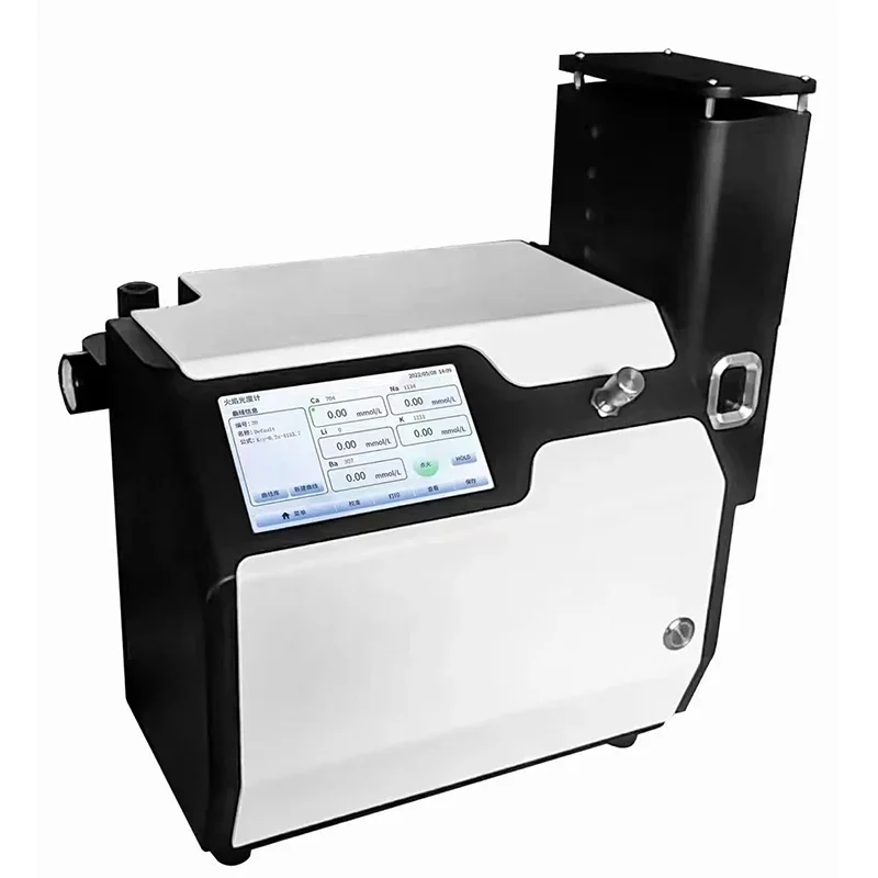 IKEME Lab Touch Screen Flame Photometer Fotometro Analysis Machine Na K Li Ca Ba Automatic Flame Photometer Spectrophotometer