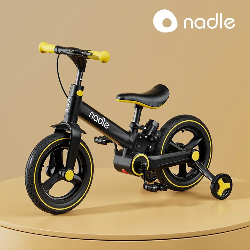 Children's bicycle balance bike 2-in-1 1-3 1-6-year-old girl boy pedal folding bike