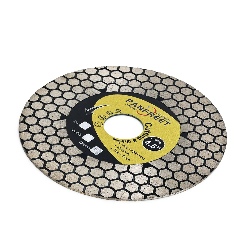 Hoja de diamante D115mm, disco de corte de diamante, azulejo de cerámica, porcelana, mármol, hoja de sierra Circular para cortar piedra, 1 ud./2 unidades