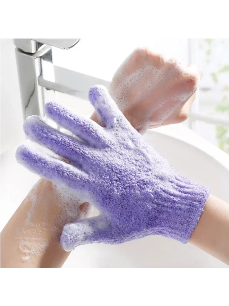 Gant de toilette de nettoyage du corps, brosse douce, maison, hôtel, salle de bain, boule de douche, ensemble d'épurateur de dos, serviette exfoliante pour la peau, gants de bain