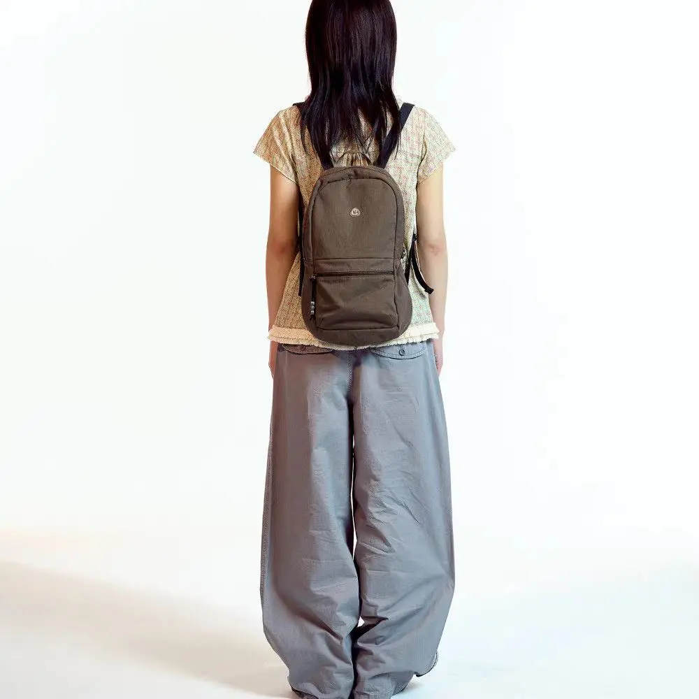 Cayseie 26 Spring Casual Cute Versatile Leisure Double Shoulder Bag Backpack Bookbag Nylon Fabric Travel Bag Tote Bag