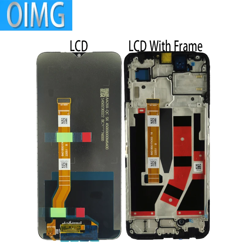 Écran LCD d\'origine avec cadre pour OPPO A77 5G, modèles d\'écran tactile, pièces de rechange de Hébergements eur de panneau, 6.56 pouces, CPH2339