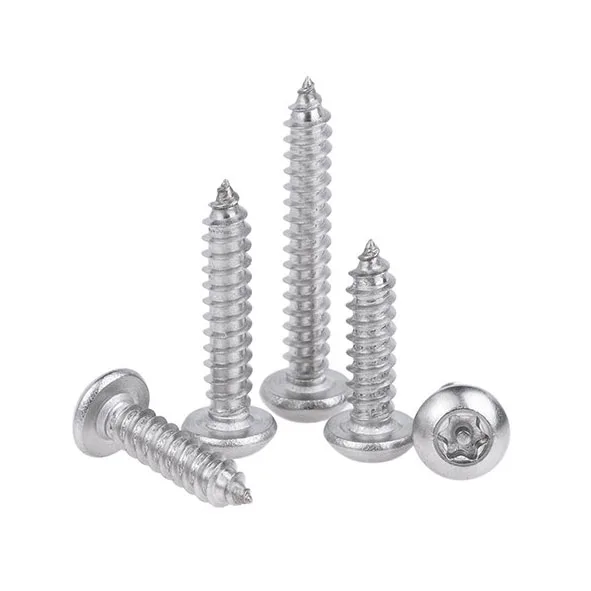 10/20Pcs M2.9 M3.5 M3.9 M4.2 M4.8 304 Stainless Steel Six Lobe Torx Round Pan Head Tamper Proof Security Self Tapping Wood Screw