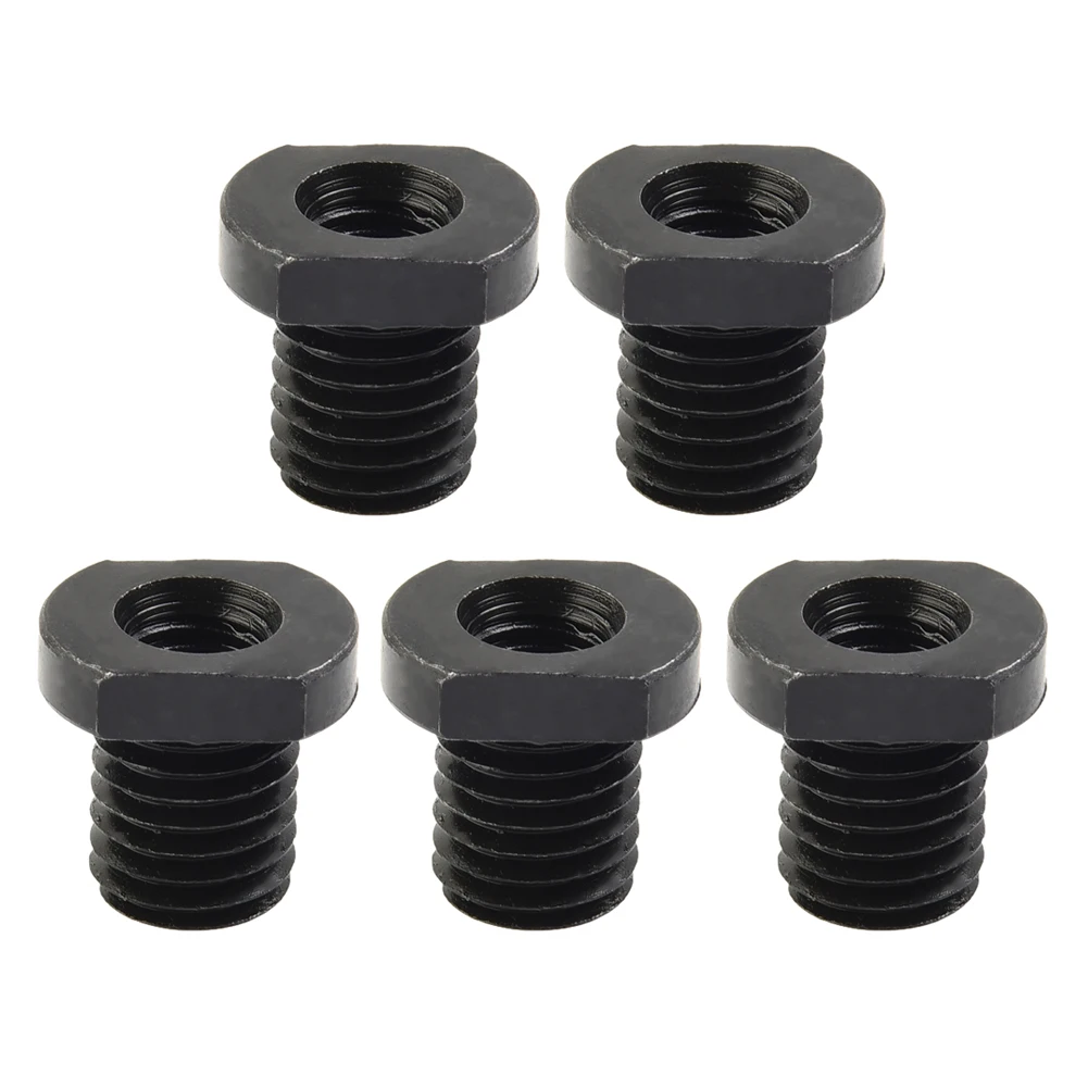 

5pcs M10 To M14 Thread Converter Connector For Angle Grinder Polishing Adapter Steel Angle Grinder Adapter Power Tool Parts